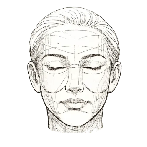 Ilustrație Față — citirea vitalității generale